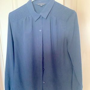 Navy Blue Blouse